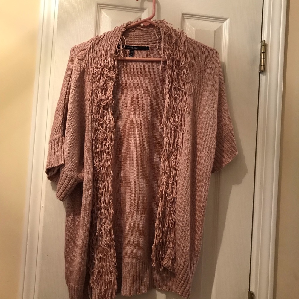 Mac & Jac open sweater.